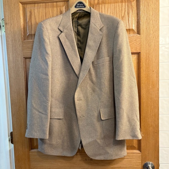 Levi’s Menswear Action Suit Set Jacket Blazer 44L Brown Vintage Mens Sport Coat - Picture 2 of 9